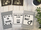Pregnancy Journey & Reality Cards ® Monochrome