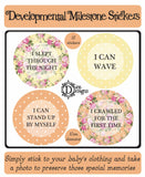 Developmental Journey Stickers - Bright Floral