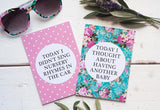 Bright Floral Mummy Journey Cards ®