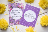 Bright Floral IVF Journey Cards ®