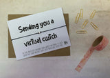 Wish bracelet - Sending you a virtual cwtch