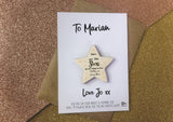 Sisters are like Stars magnet card
