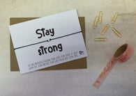 Wish bracelet - Stay strong