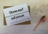 Wish bracelet - Storms don’t last forever