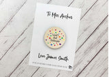 World's best Childminder magnet card